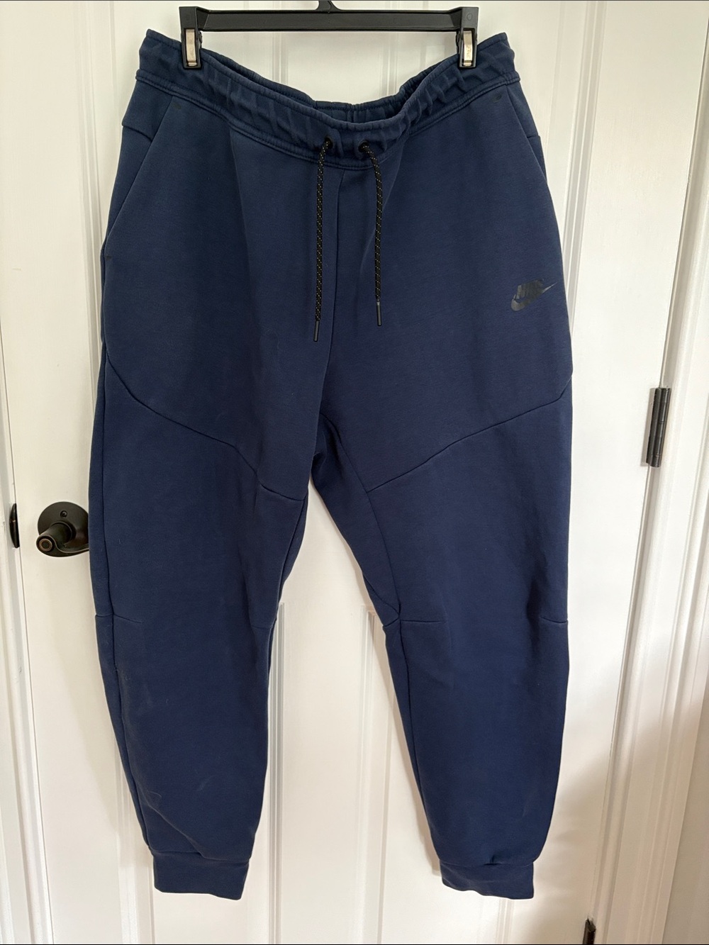Nike Navy Blue Joggers with Drawstring
